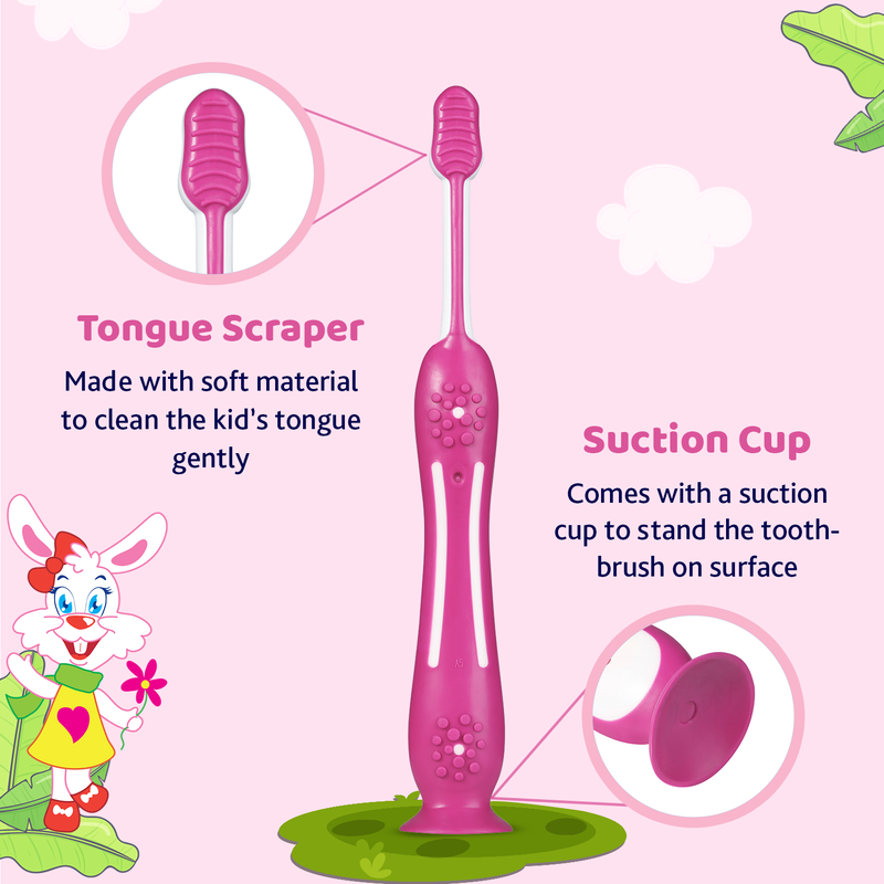 CHICCO TOOTHBRUSH PINK 3Y-8Y