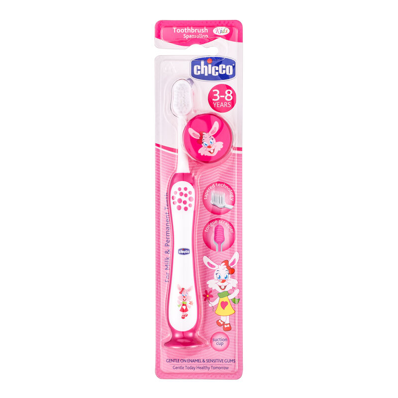 CHICCO TOOTHBRUSH PINK 3Y-8Y
