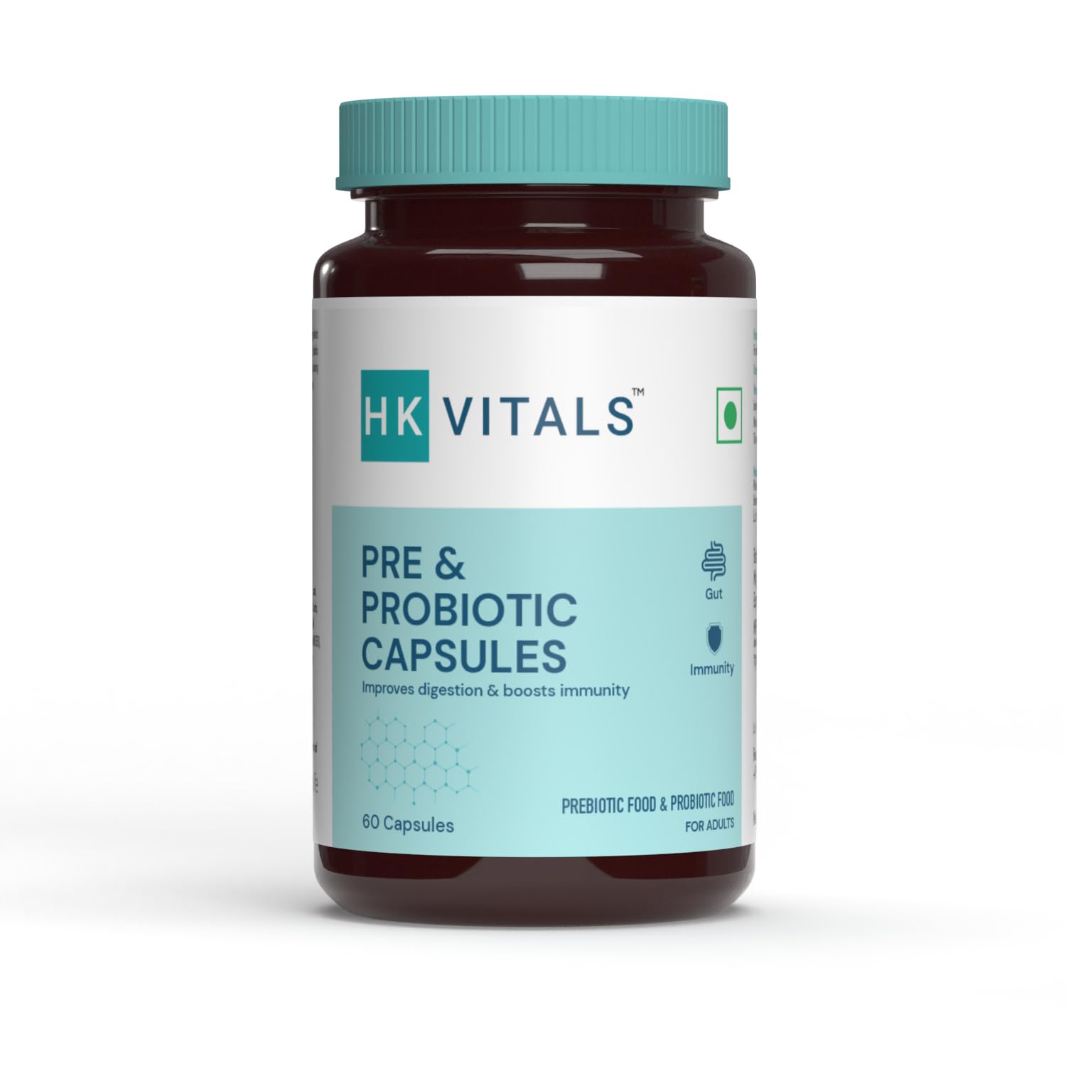 HEALTHKART HK VITALS PRE AND PROBIOTICS UNFLAVORED 60 CAPSULES