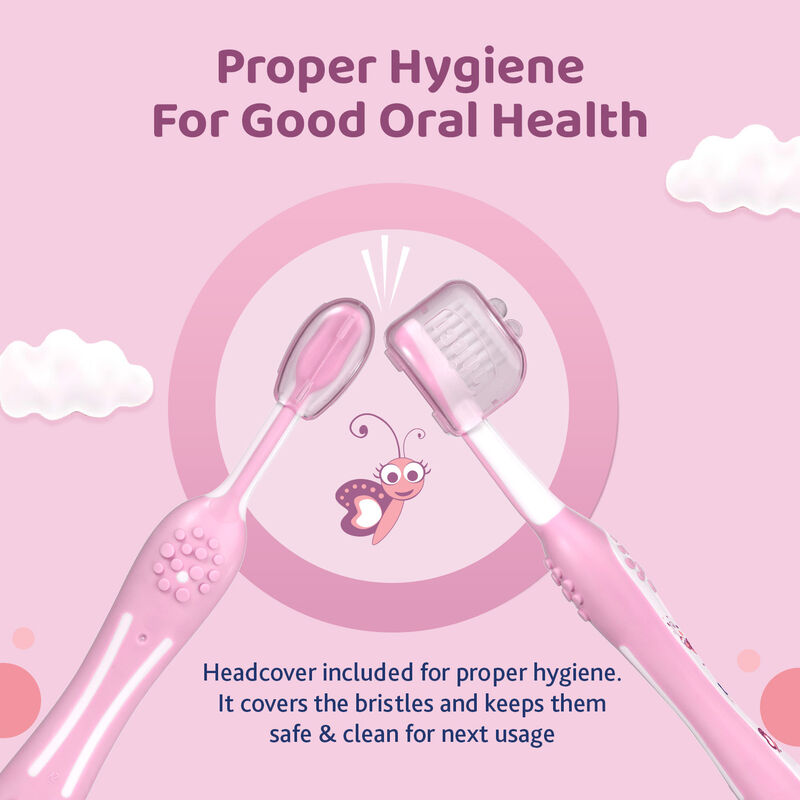 CHICCO TOOTHBRUSH PINK 6-36M