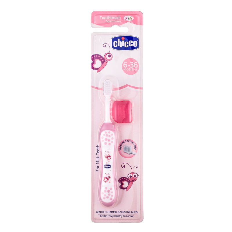 CHICCO TOOTHBRUSH PINK 6-36M