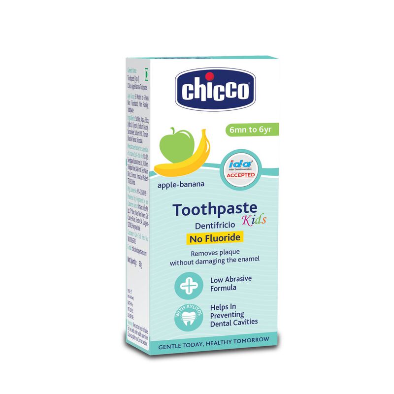 CHICCO TOOTHPASTE APPLE/BANANA 6M-6Y