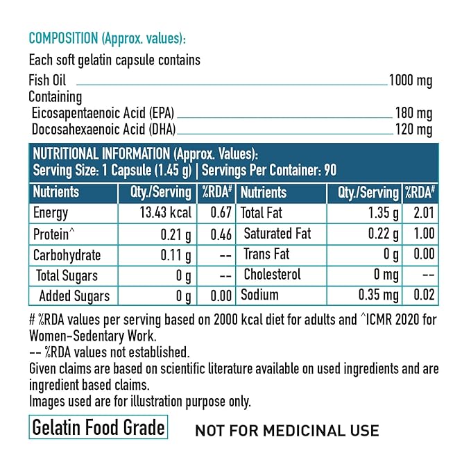 HEALTHKART HK VITALS OMEGA 3 90 CAPSULES