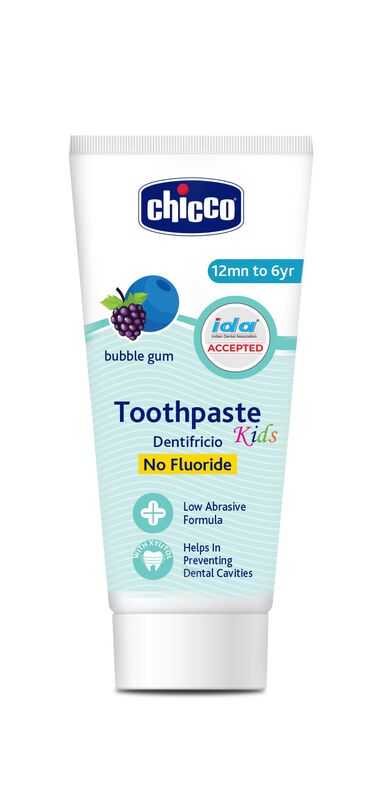 CHICCO TOOTHPASTE BUBLE GUM 12M-6Y 50G