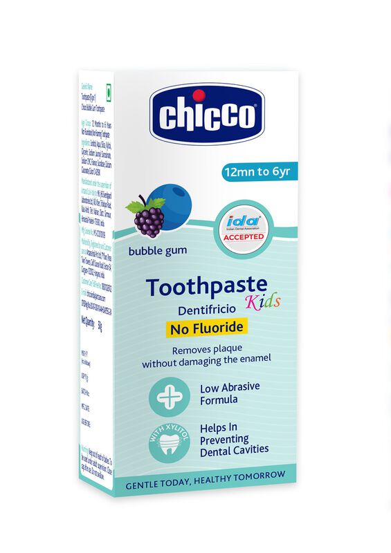 CHICCO TOOTHPASTE BUBLE GUM 12M-6Y 50G