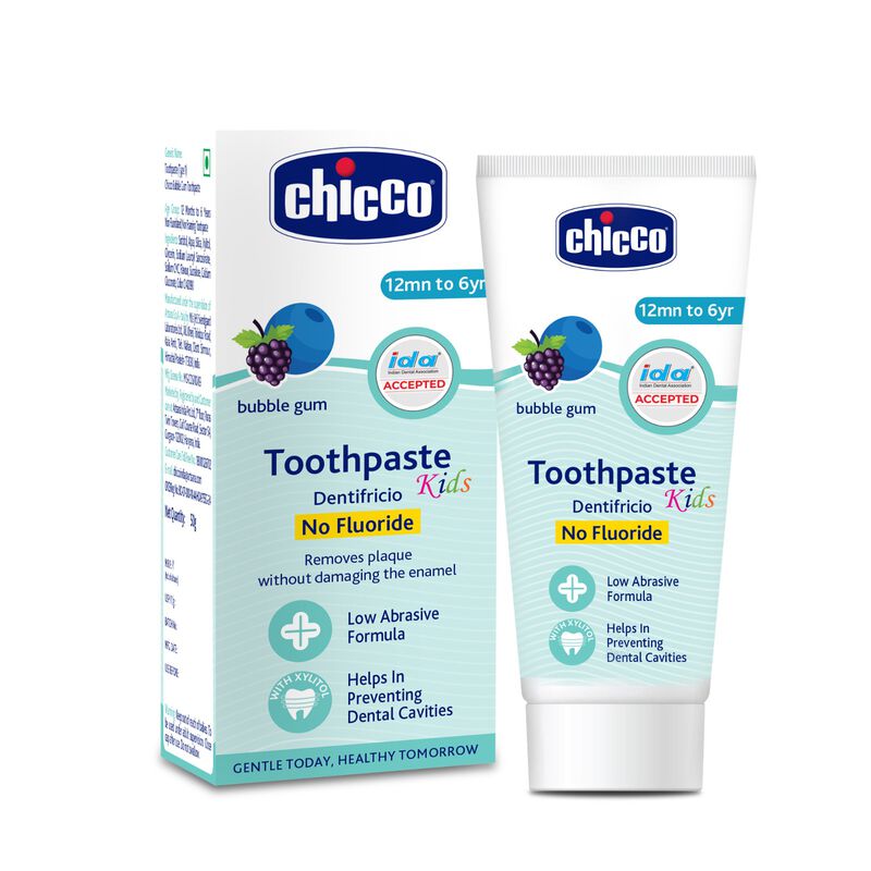 CHICCO TOOTHPASTE BUBLE GUM 12M-6Y 50G