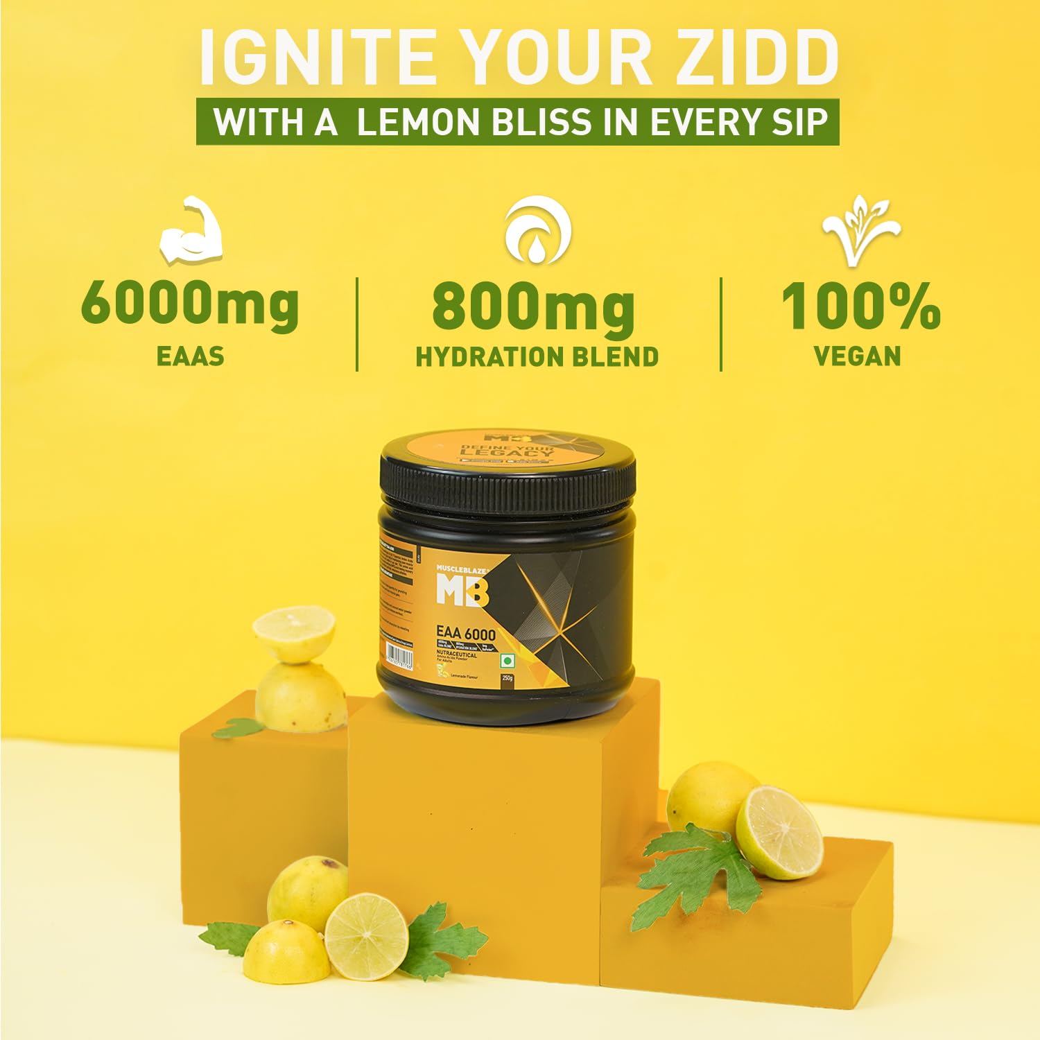 MUSCLEBLAZE EAA 6000 LEMONADE 0.55LB