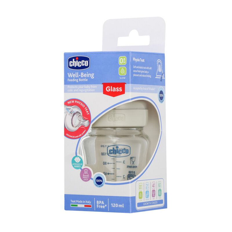CHICCO WB GLASS NEUTRAL 120ML