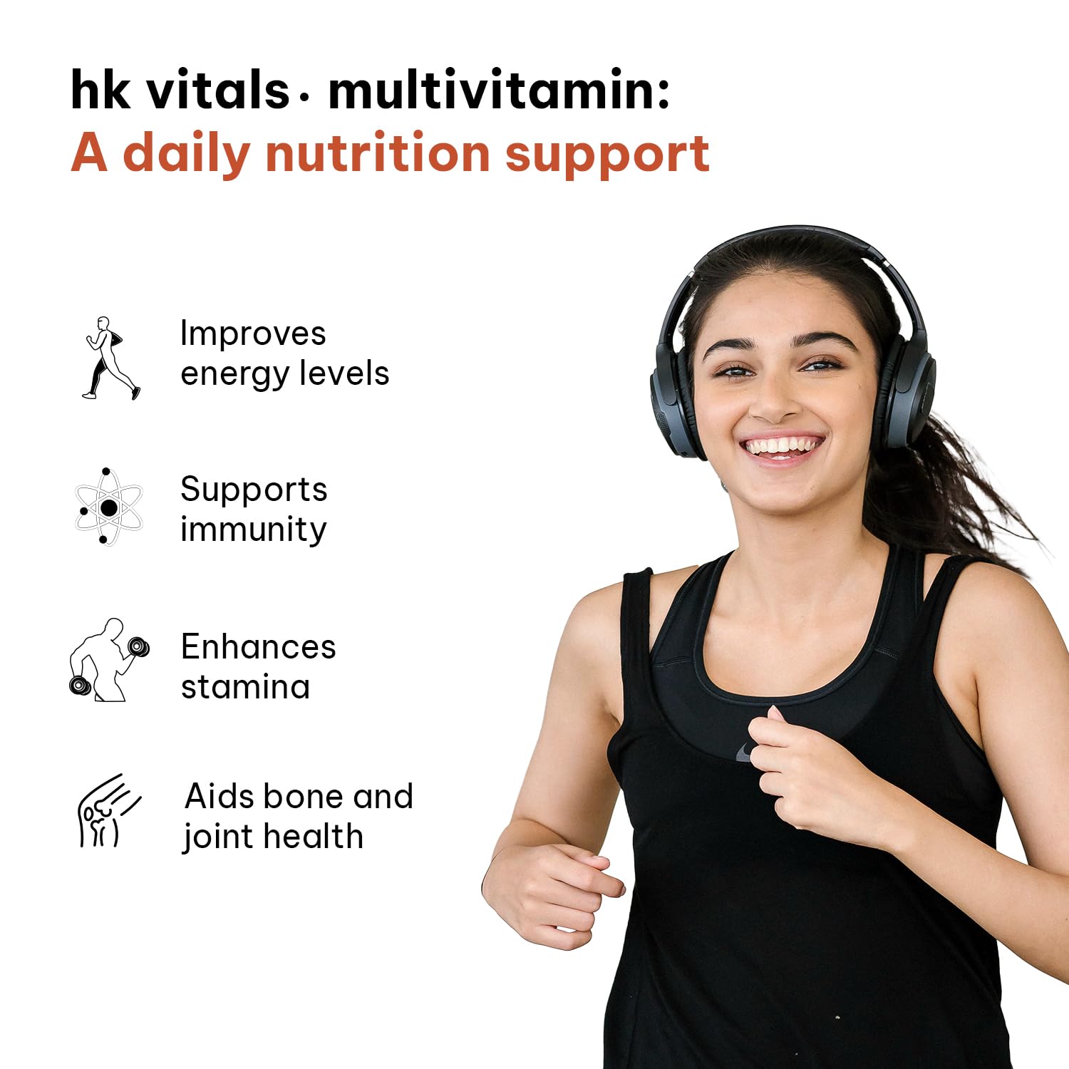 HEALTHKART HK VITALS MULTIVITAMIN UNFLAVOURED 60 CAPSULES