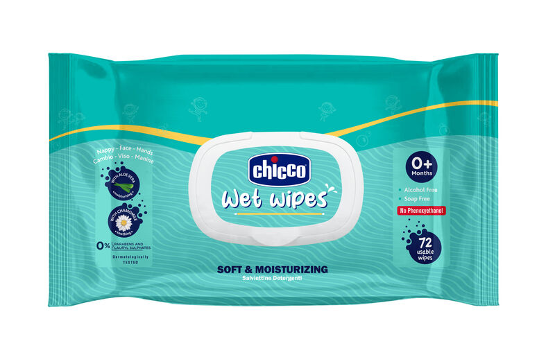 CHICCO WET WIPES FT 72 PCS
