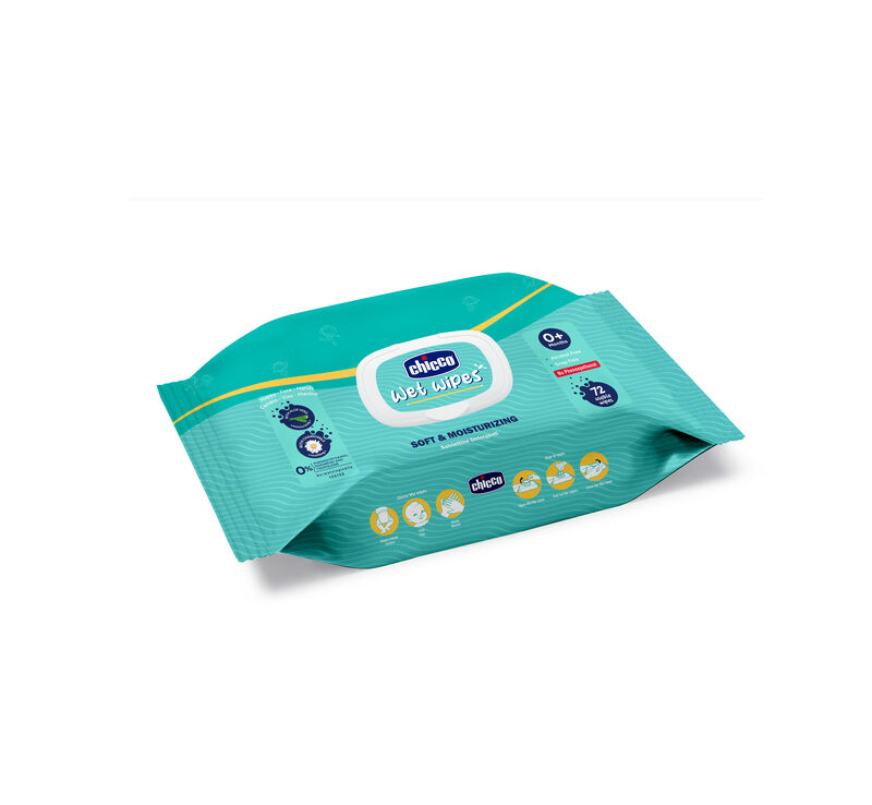 CHICCO WET WIPES FT 72 PCS