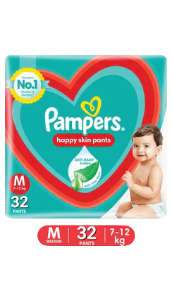 PAMPERS PANTS M-32