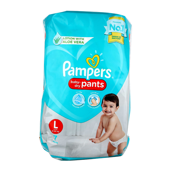 PAMPERS PANTS L-7