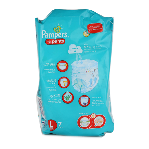 PAMPERS PANTS L-7
