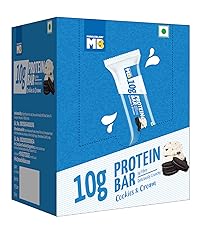 MUSCLEBLAZE PROTEIN BAR ( 10GM PROTEIN ) COOKIES AND CREAM 6 BARS