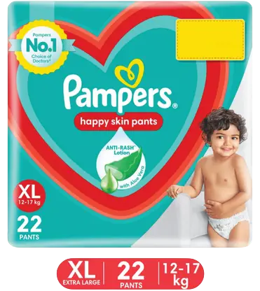 PAMPERS RED PANTS XL-22 (12-17KG)