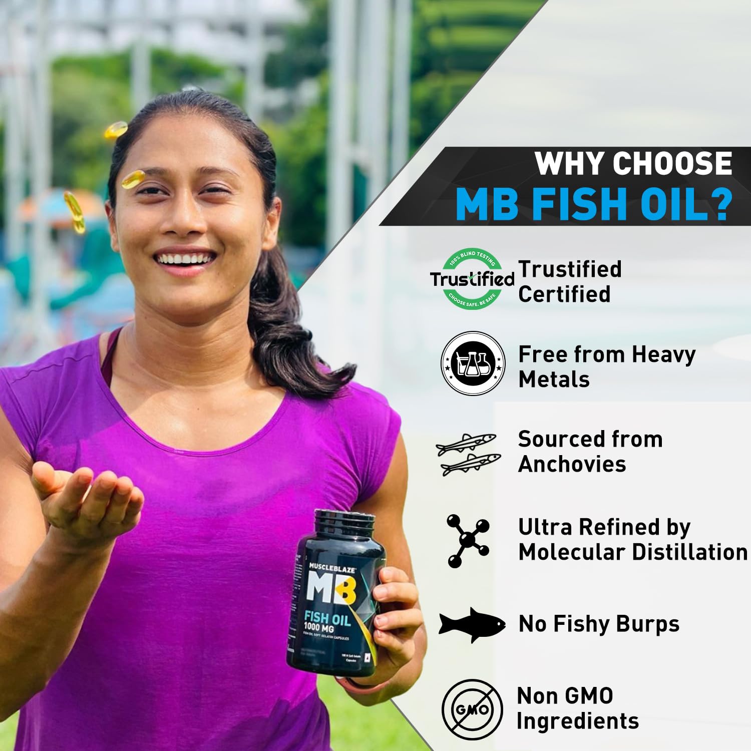 MUSCLEBLAZE FISH OIL ( 1000MG ) 30 CAPSULES