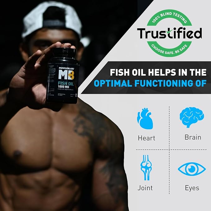 MUSCLEBLAZE FISH OIL ( 1000MG ) 90 SOFTGELS