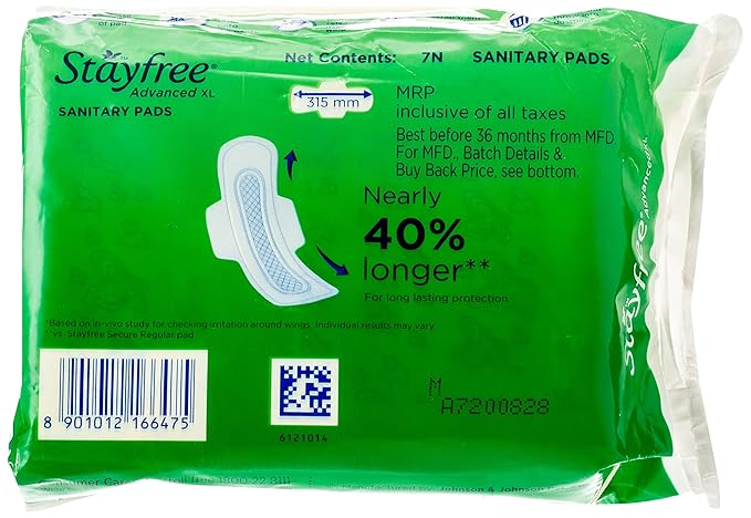 STAYFREE ADVANCED ULTRA COMFORT 7 PCS