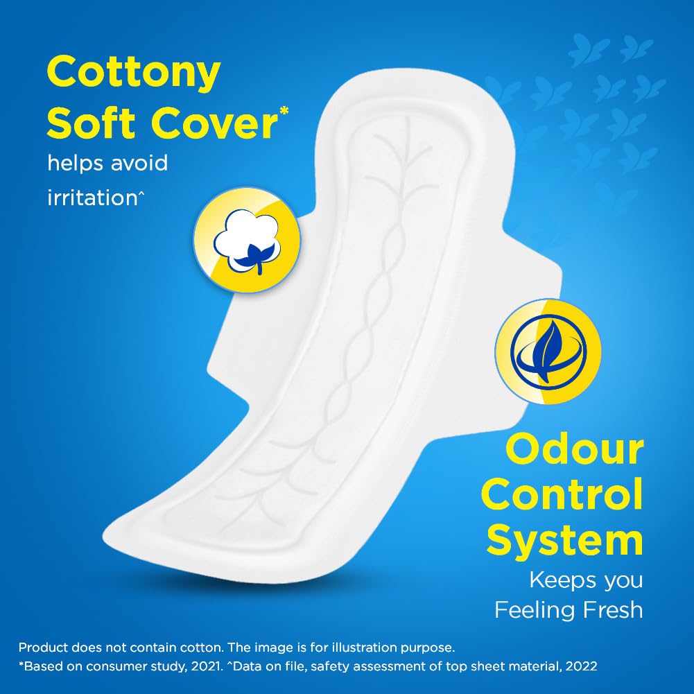 STAYFREE SECURE COTTONY XL SANITARY PADS 40 PCS