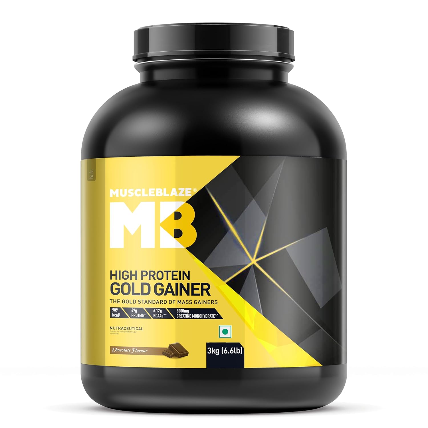 MUSCLEBLAZE HIGH PROTEIN GOLD GAINER CHOCOLATE 3 KG
