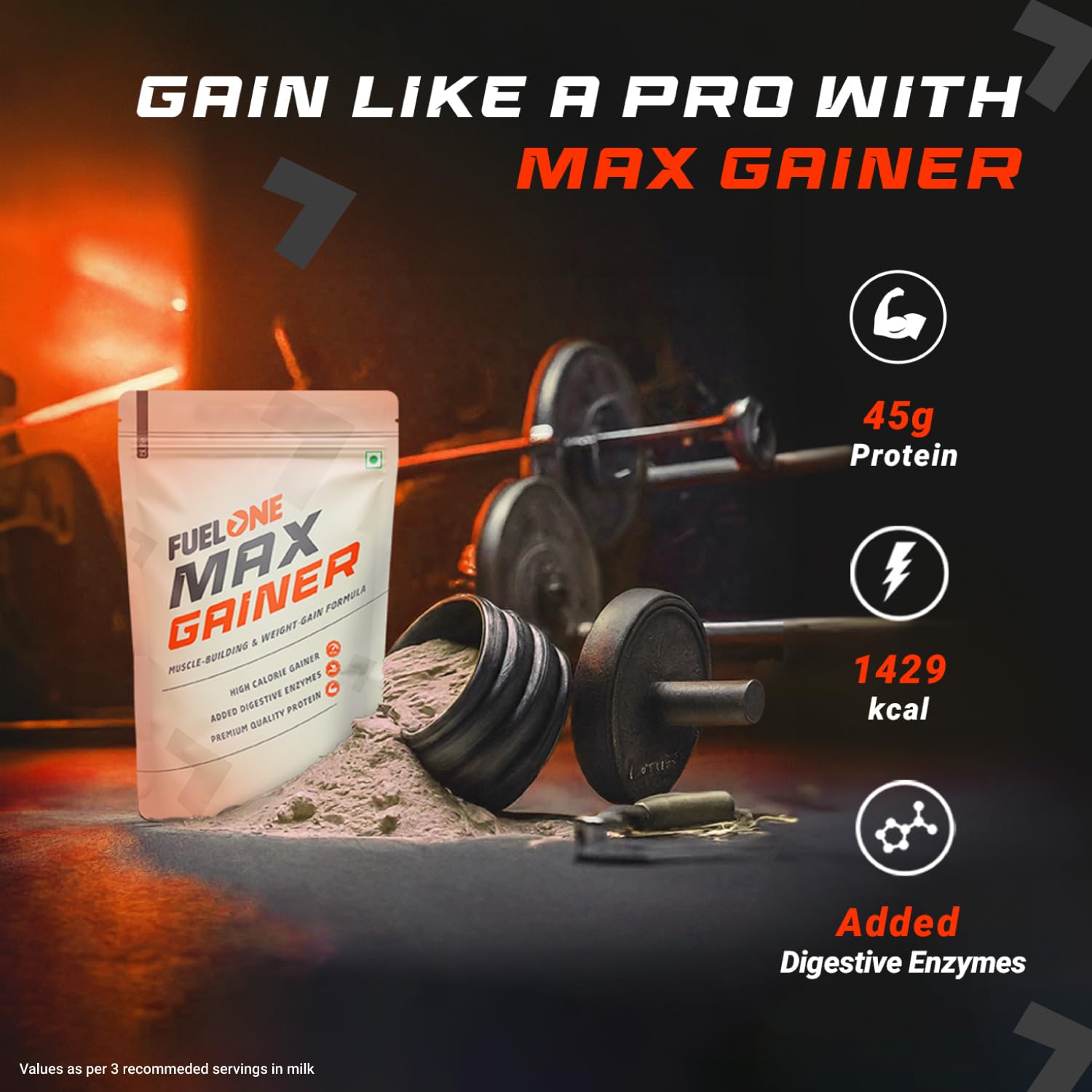 FUELONE MAX GAINER CHOCOLATE 1KG