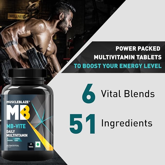 MUSCLEBLAZE VITE DAILY MULTIVITAMIN 60 TABLETS