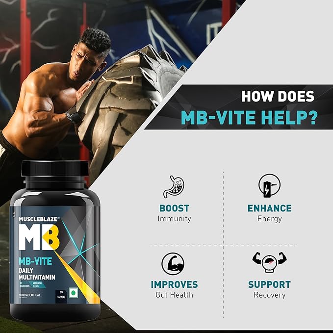 MUSCLEBLAZE VITE DAILY MULTIVITAMIN 60 TABLETS