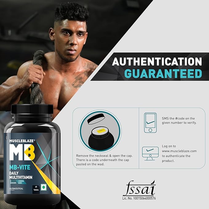 MUSCLEBLAZE VITE DAILY MULTIVITAMIN 60 TABLETS