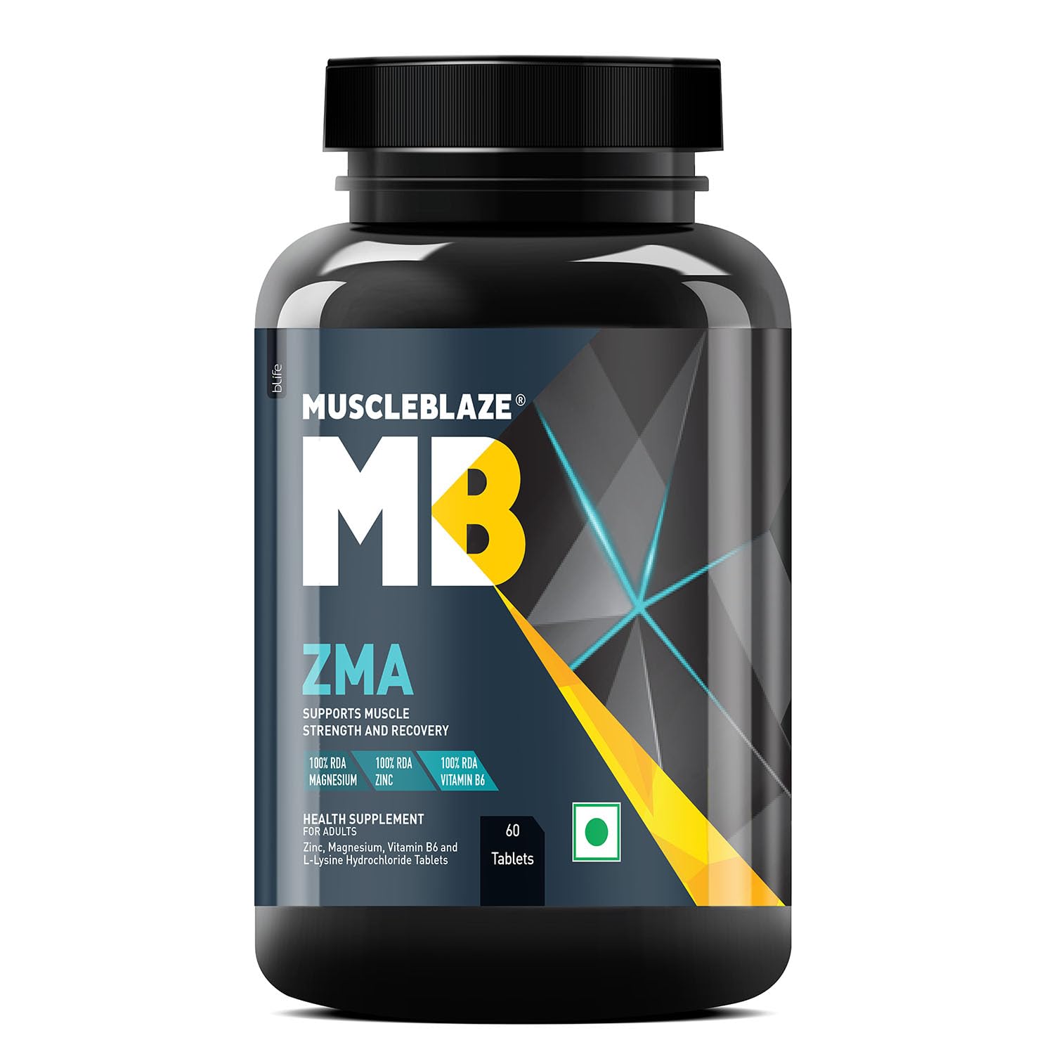 MUSCLEBLAZE ESSENTIAL ZMA 60 TABLETS