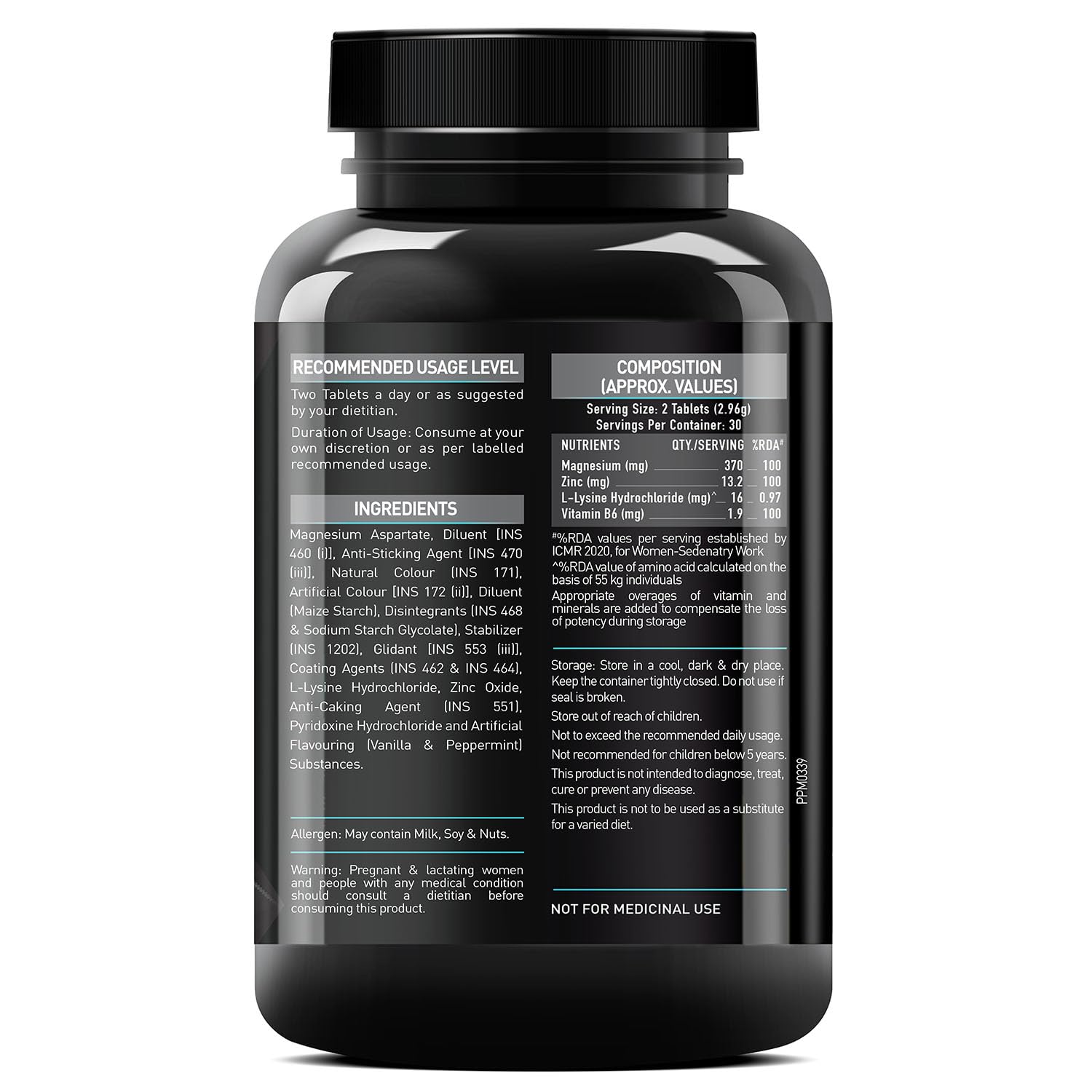 MUSCLEBLAZE ESSENTIAL ZMA 60 TABLETS