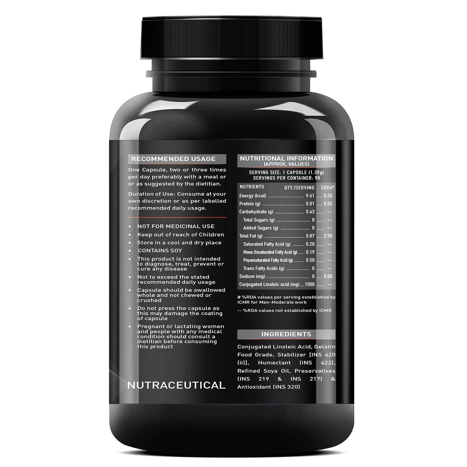 MUSCLEBLAZE CLA1000 FAT BURNER 90 CAPSULES