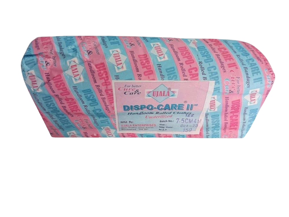 BANDAGES WHITE ROLLED 7.5CM*4MTR
