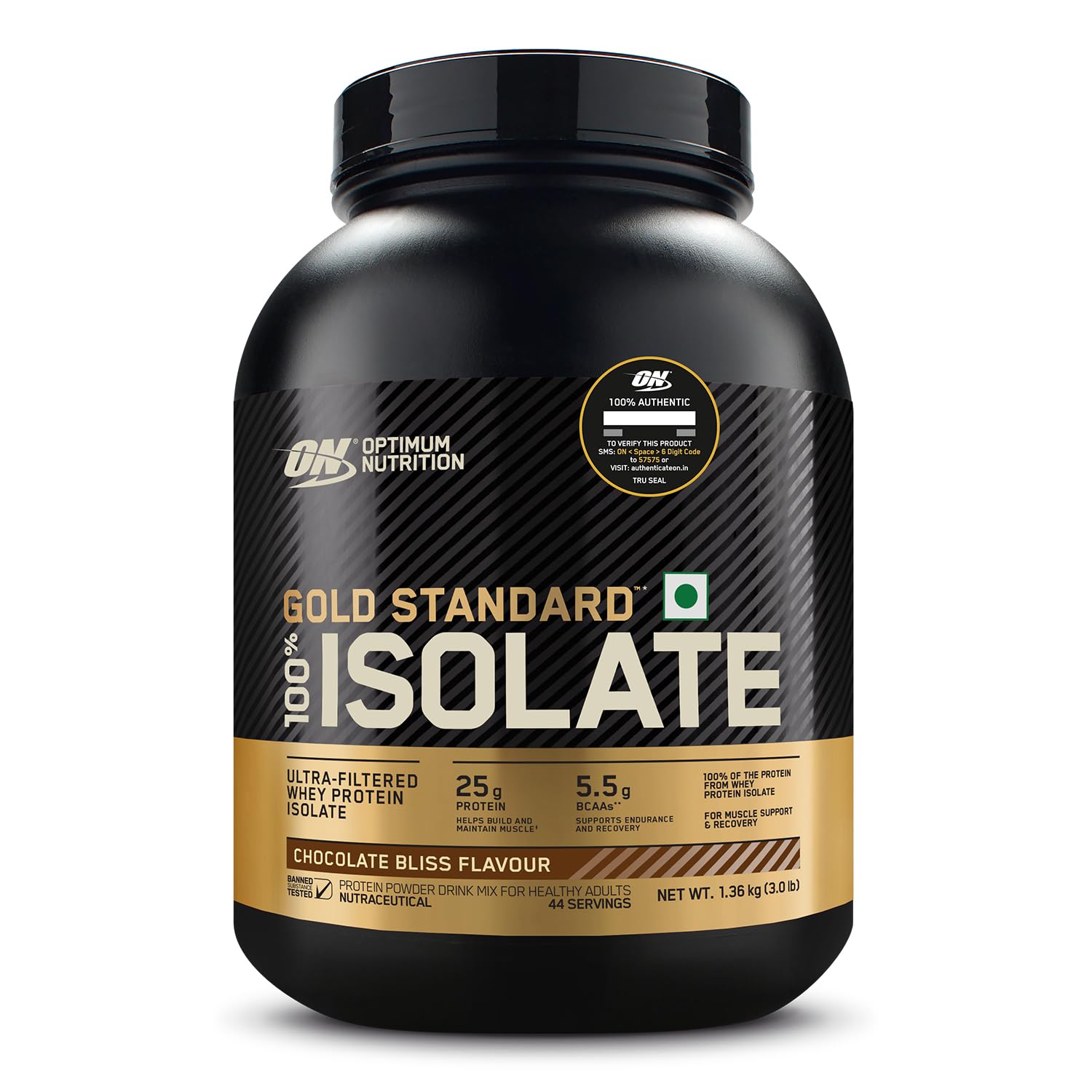 OPTIMUM NUTRITION GOLD STANDARD WHEY ISOLATE CHOCOLATE BLISS 3LBS