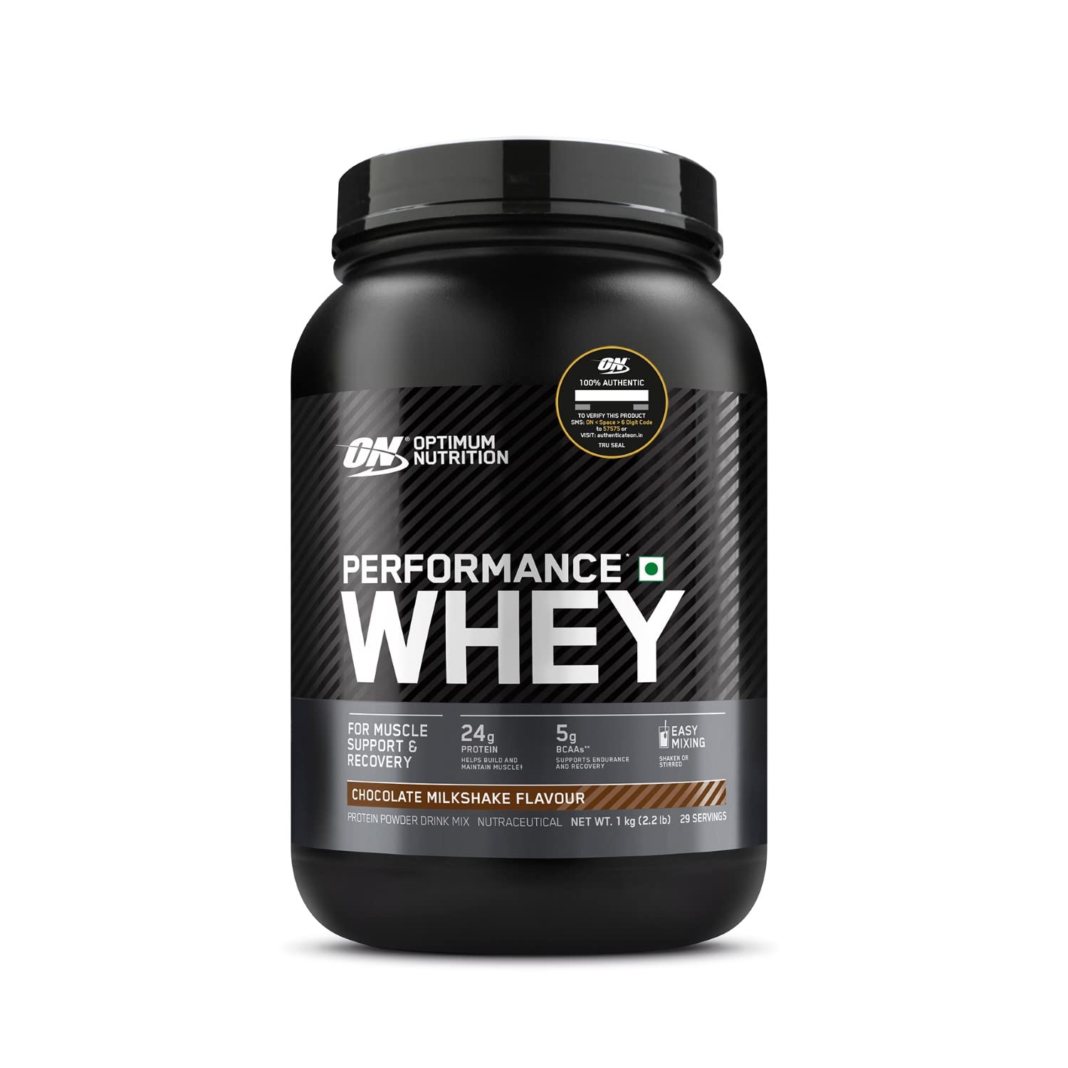 OPTIMUM NUTRITION PERFORMANCE WHEY PROTEIN POWDER CHOCOLATE MILKSHAKE 1KG