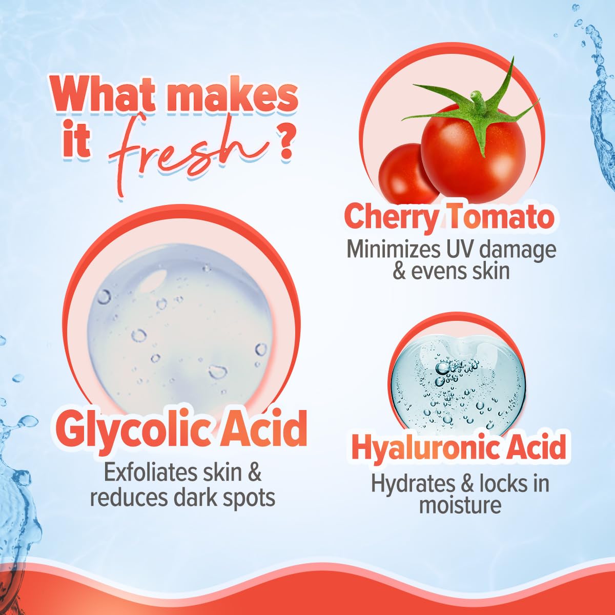 AQUALOGICA DETAN+SMOOTHIE FACE WASH WITH GLYCOLIC ACID - OILY, DRY, SENSITIVE &COMBINATION SKIN 100M