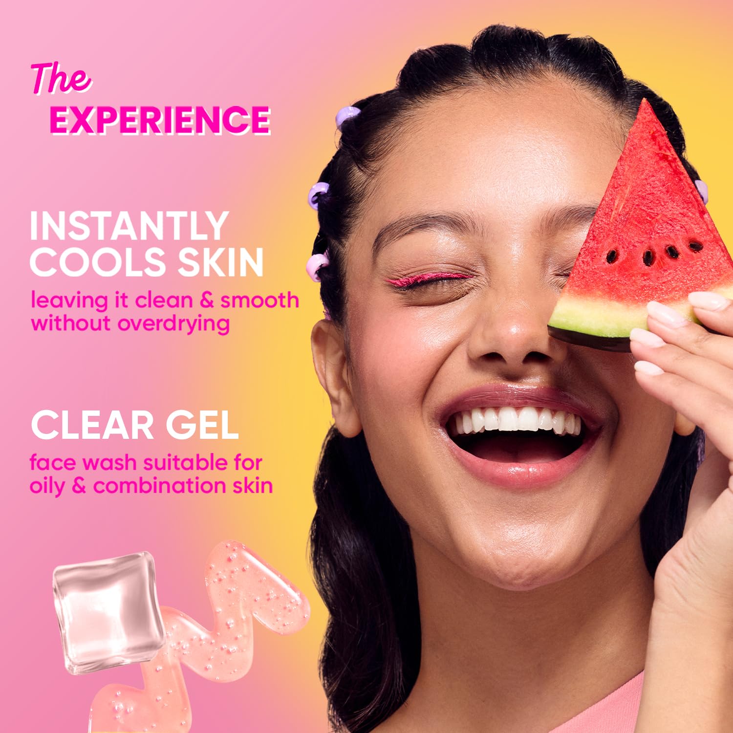 DOT & KEY WATERMELON COOLING GEL FACE WASH WITH VITAMIN C & CUCUMBER 100ML
