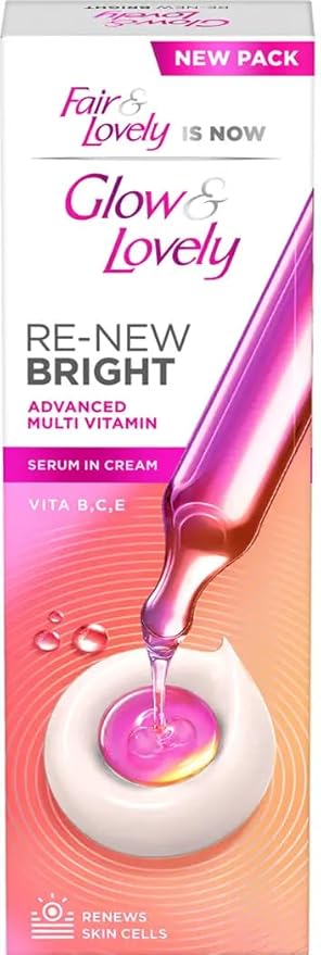 GLOW AND LOVELY RENEW BRIGHT CREAM 50 GM