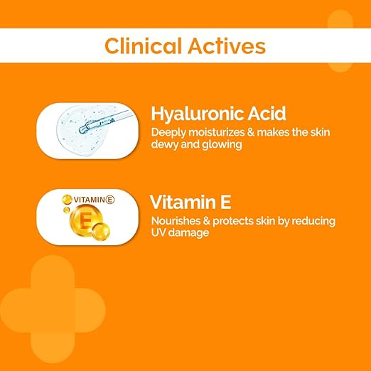 THE DERMA CO 1% HYALURONIC SUNSCREEN AQUA GEL SPF 50 PA++++ I FOR OILY, DRY, ACNE-PRONE SKIN 80GM