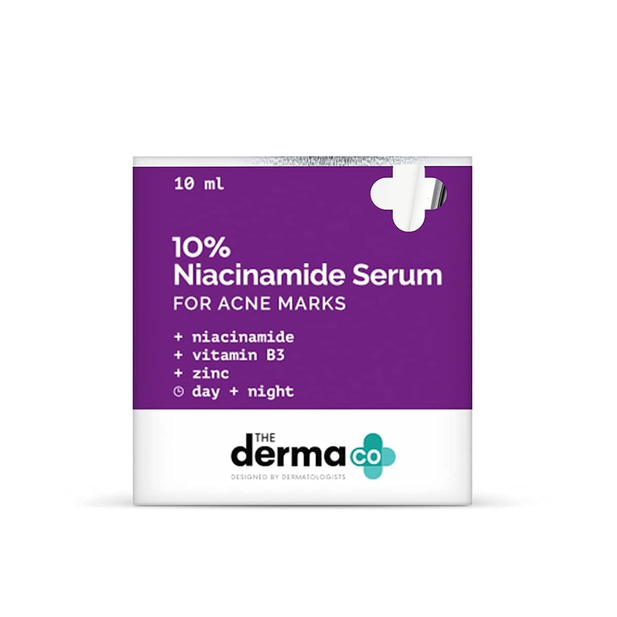 THE DERMA CO 10% NIACINAMIDE FACE SERUM WITH 2% ZINC FADES ACNE MARKS CONTROL OIL ON FACE 10ML