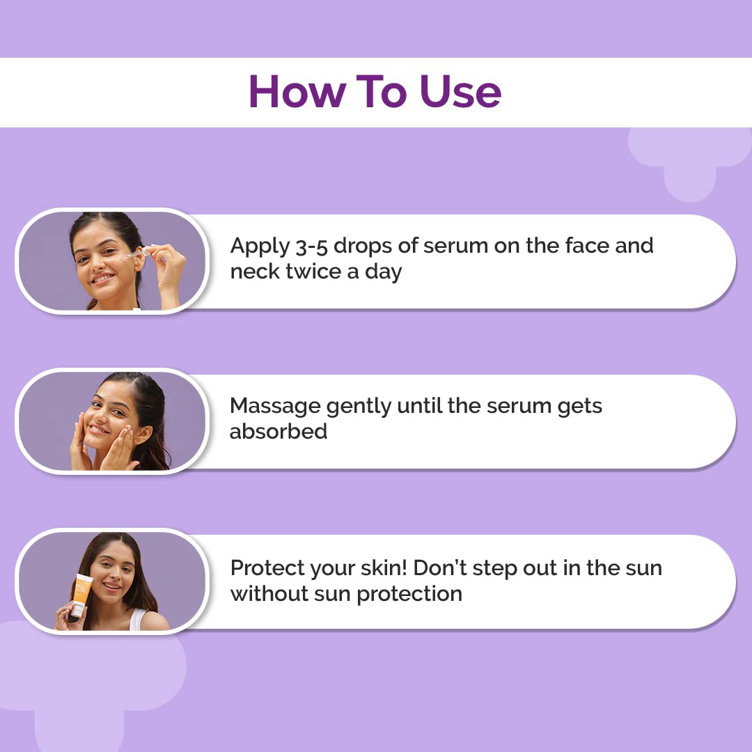 THE DERMA CO 2% KOJIC ACID FACE SERUM WITH 1% ALPHA ARBUTIN & NIACINAMIDE REDUCES DARK SPOTS 10ML