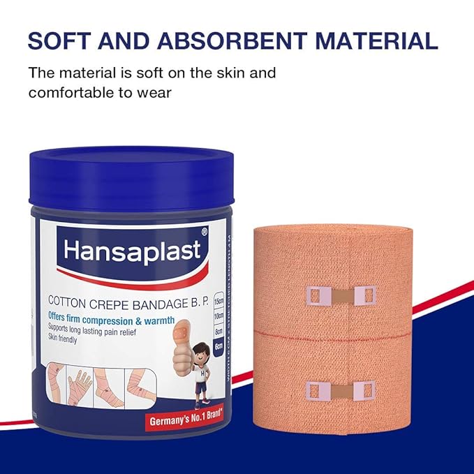 HANDLOOM CREPE BANDAGES 6CM