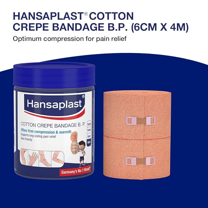 HANDLOOM CREPE BANDAGES 6CM