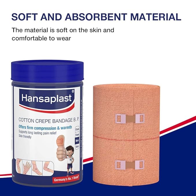 HANDLOOM CREPE BANDAGES 8CM