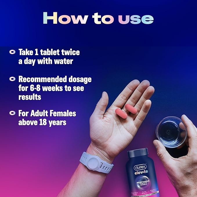 DUREX ELEVATE PERFORMA TAB WOMEN 2U*30TAB