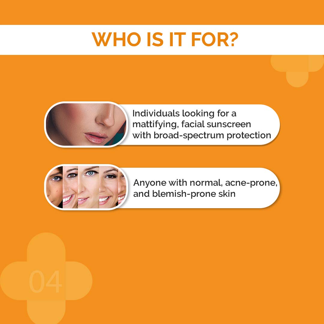 THE DERMA CO ULTRA MATTE SUNSCREEN GEL WITH SPF 60 PREVENTS SUN DAMAGE 50 G