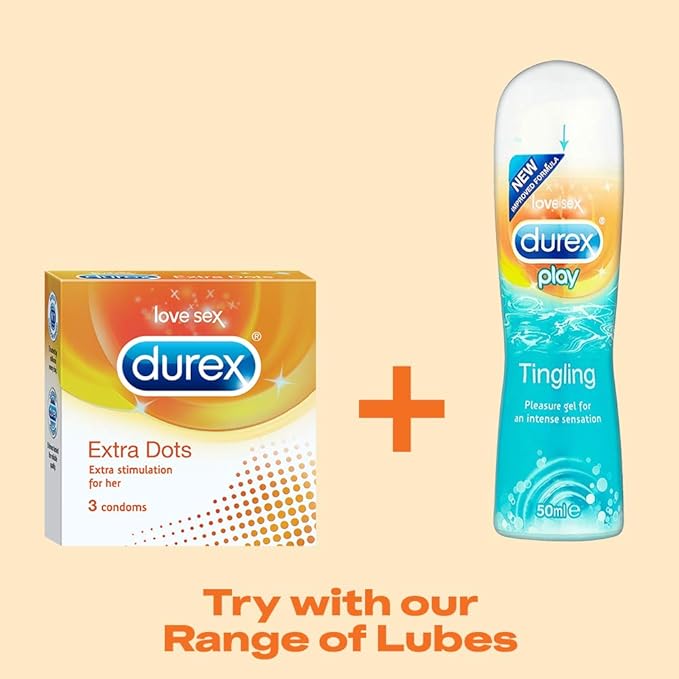 DUREX EXTRA DOTS 1X3