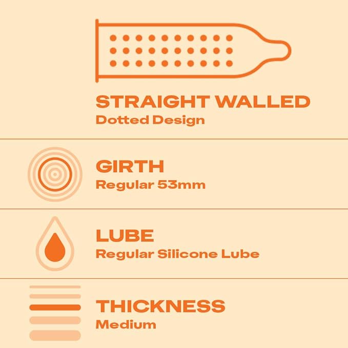 DUREX EXTRA DOTS 1X3