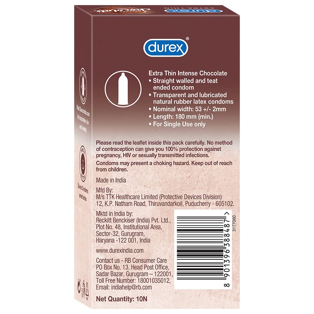 DUREX EXTRA THIN (CHOCOLATE) 1X10