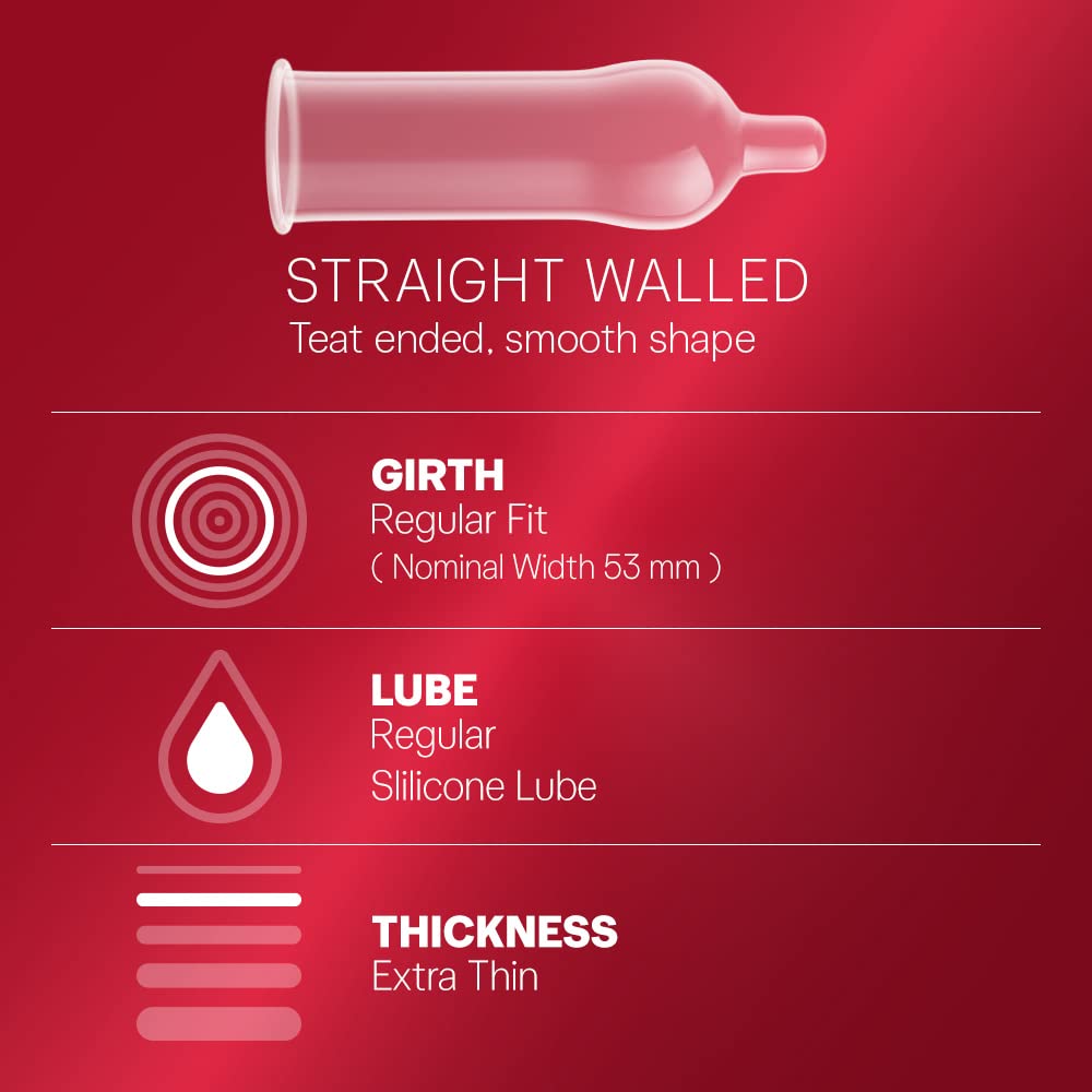 DUREX EXTRA THIN (FLVRS) 1X9X3